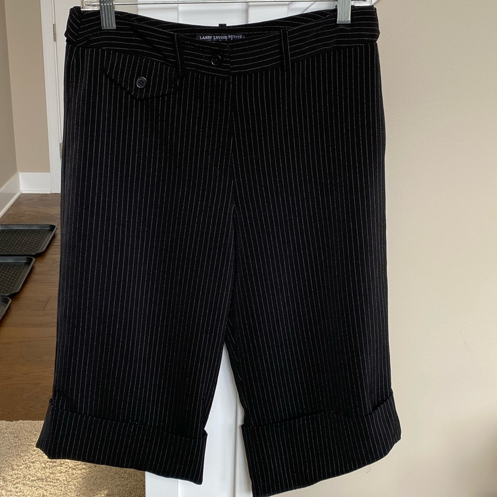 Striped dress capris